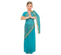 kimokawaii Disfraz Bollywood NIÑA Turquesa