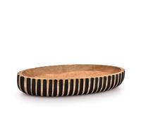 Kimona Bol décoratif en bois pour centre de table - Long bol décoratif en bois pour centre de table (35,6 x 15,2 x 5,8 cm)