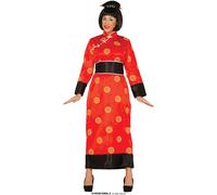 Kimono Chine costume rouge femme taille M - L , taille:S