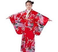 Kimono Costume Robe Robe Longue À Imprimés Floraux Traditionnels