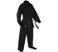 Kimono de Karaté noir - Dojo Master - DMKA603 - Manches longues - Respirant 110 cm
