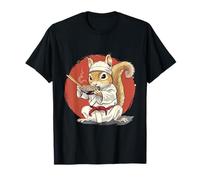 Kimono japonais de karaté d'écureuil Ramen T-Shirt