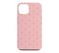 Kimono Japonais Rose Motif Feuilles de Chanvre Asanoha Coque pour iPhone 13