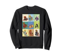 Kimono Japonais Vintage Ukiyo-e Golden Retriever Sweatshirt