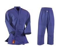 Kimono Judo avec rayures aux épaules enfant Danrho Yamanashi Bleu 150 cm