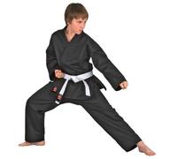 Kimono Karaté Danrho Dojo Line - noir - 160 cm 200 cm