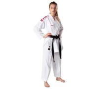 Kimono Karaté homologué WKF enfant Kwon Supralite - blanc/rouge - 150 cm 150 cm