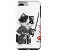 Kimono kawaii mignon chaton guerrier Coque pour iPhone 7 Plus/8 Plus