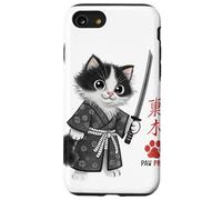 Kimono kawaii mignon chaton guerrier Coque pour iPhone SE (2020) / 7 / 8