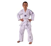 Kimono Taekwondo fille Kwon Clubline Blue Tiger Blanc 100 cm