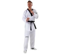 Kimono Taekwondo Kwon Starfighter - blanc/noir/noir - 160 cm 200 cm