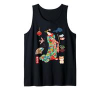 Kimono Traditionnel Geisha Japonais Débardeur