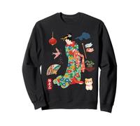 Kimono Traditionnel Geisha Japonais Sweatshirt