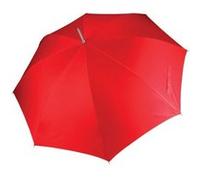 Kimood - Parapluie canne à ouverture automatique - Adulte unisexe (Taille unique) (Rouge) - UTRW3885 Rouge G