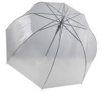 Parapluie - KIMOOD - KI2024 - Transparent - Ouverture automatique - Blanc