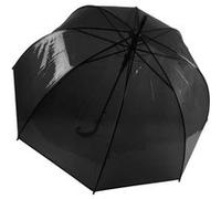 Kimood - Parapluie canne transparent - KI2024 - noir Noir G