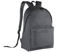 Kimood - Sac a dos ville ou ecole - KI0130 - gris fonce Gris G
