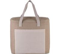 Kimood - Sac isotherme en toile de jute - grand modèle - KI0354 - beige naturel Beige G