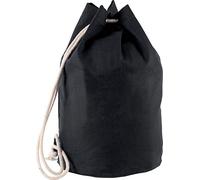 Kimood Sac marin en coton avec cordon - Noir, One Size, Homme