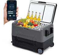 KIMORE Réfrigérateur de voiture 12/24 V CC, congélateur portable, contrôle par application de réfrigérateur de voiture, 37 litres, réfrigérateur portable de 15,6 °C à 20 °C pour le camping