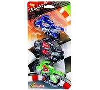 Kimplay - 4520 - véhicule miniature - 3 x moto de course G