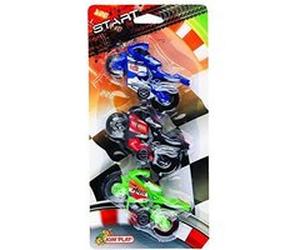 Kimplay - 4520 - véhicule miniature - 3 x moto de course G