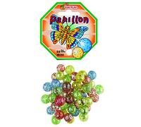 Kim'Play Mini billes Papillon – Lot de 50