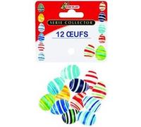 Kim'Play Galets Oeufs x 12 Rouge G