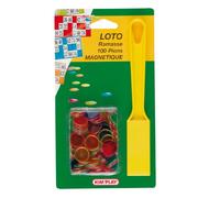 Kim'Play - Grands Classiques - Ramasse + 100 Pions Marque Loto Magnetiques