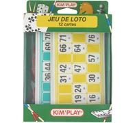 KIMPLAY Jeu de voyage - Loto 12 cartes