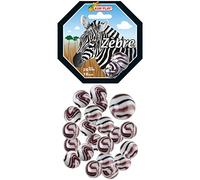 Kim'Play Kimplay- Lot de 20+1 Billes, Zebre, 500839
