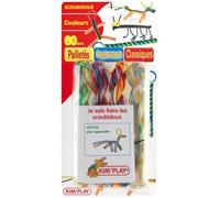 KIMPLAY Kit Brins scoubidou x60 + notice