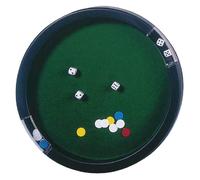 Kim'Play Piste de Jeu de Dés 45cm - Yam, 421 - Avec 5 Dés et Jetons