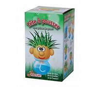 Kim'Play Jouet Tête à pousser avec graine de gazon 8 x 8 cm