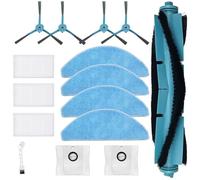 KimSin accessoires de rechange pour Cecotec Conga 7490 Immortal / 8290 Immortal Ultra Power Genesis/X-Treme aspirateur, Brosses à rouleau + Chiffon + sacs à poussière + brosses latérales + filtres