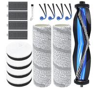 KimSin Pièces de rechange pour Ecovacs Deebot X11 OmniCyclone aspirateur robot, 1 brosse principale, 2 brosses rotatives, 4 filtres en coton, 4 filtres, 4 brosses latérales