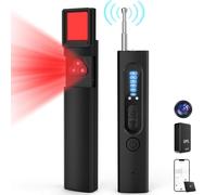 KIMTAR Détecteur de Caméra Cachée, 4 en 1 Detecteur Micro Espion RF sans Fil pour Caméra Dissimulée 6 Niveaux de Sensibilité Détecteur de Caméra Cachée, GPS Tracker pour Bureau, Hôtel, Maison