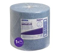 kimtech Kimtech Chiffons de procédé, 1 rouleau de 500 grandes lingettes bleues Quantité:1