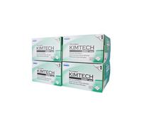 Kimtech Science KimWipes Delicate Task Wipers, 4.4 x 8.4 in., 1-Ply, 286 Sheets/Box, 4 Packs, KW01x4