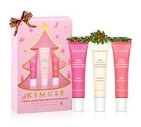 KIMUSE 3 Pack Tinted Lip Butter Hydration Balm, Traitement Hydratant pour les Lèvres à l'Acide Hyaluronique et à la Vitamine E, Baume à Lèvres Hydratant pour Brillance et Hydratation, Formule Végane