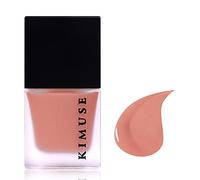 KIMUSE Cheek Gel Crème de maquillage liquide, légère et respirante, couleur claire, aspect naturel, 0,8 ml (couleur : pêche étincelante)