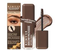 KIMUSE Fluffy Brow Mousse Gel Teinté Volumateur pour Sourcils, Mousse Fixatrice Sourcils Imperméable et Longue Tenue, Teinture Sourcils Facile à Utiliser