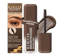 KIMUSE Fluffy Brow Mousse Gel Teinté Volumateur pour Sourcils, Mousse Fixatrice Sourcils Imperméable et Longue Tenue, Teinture Sourcils Facile à Utiliser