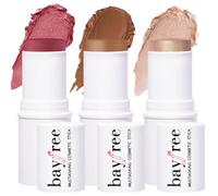 KIMUSE Kit 3 Bâtons Maquillage Visage Blush Contour Enlumineur