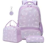Kimwadalh Cartable Primaire Fille Paillettes Sacs d'école Papillons Sac à Dos Enfent Filles Scolaires,Cartables Primaires Sacs à Dos CE1 CE2 Fille