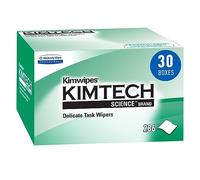 Kimwipes délicate tâche Kimtech Science Essuie-glace (34120), blanc, 1 épaisseur, 30 boîtes de pop-up/Coque, 280 feuilles/boîte, 400 feuilles/Coque