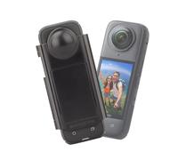 Kimyoaee X4 Protecteur d'écran pour appareil photo Insta360 X4 Accessoires de protection pour cardan, Noir transparent, Étui de protection