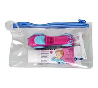 Kin Brosse À Dents Enfants Voyage Voiture + Dentifrice 25ml
