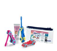 Kin Brosse À Dents Enfants Voyage Voiture + Dentifrice 25ml