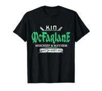 Kin McFarlane Mischief and Mayhem Since The Middle Age T-Shirt